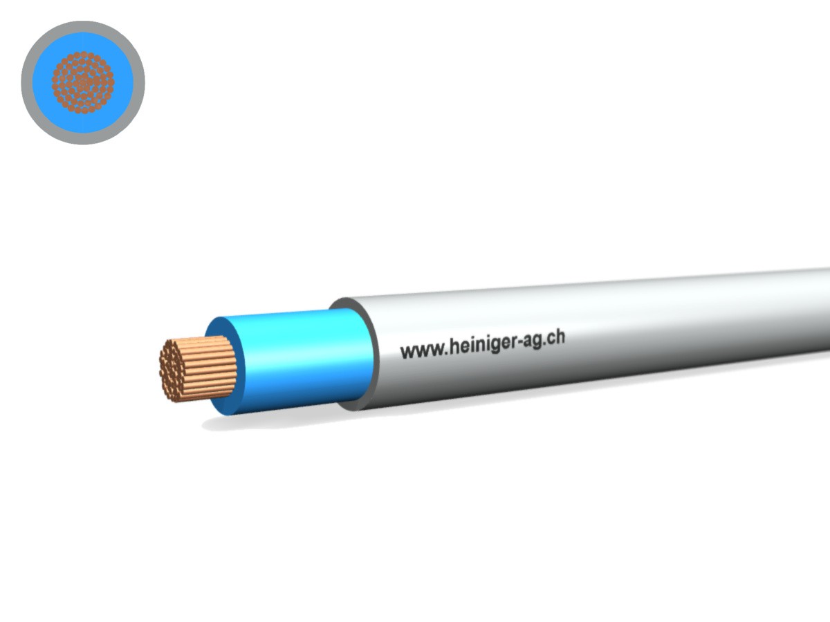 Câble FE0D Dca san-hal 1x16 N=blc - non propag. de flamme gr 0.6/1kV