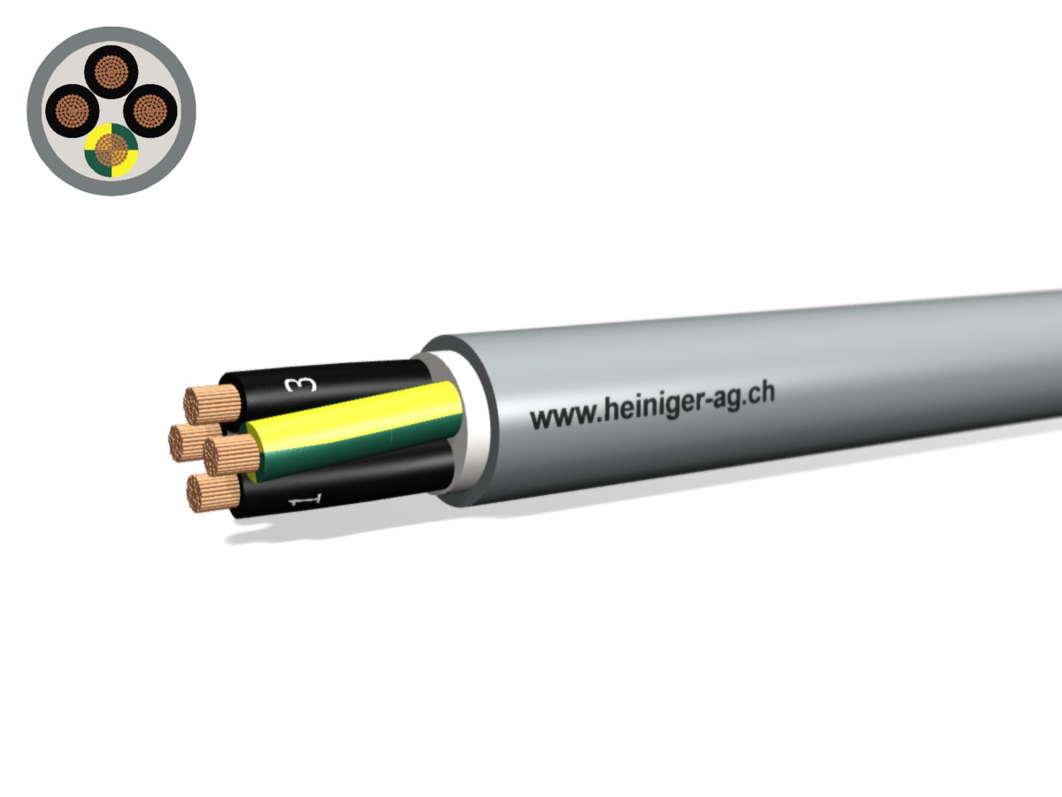 Câble commande Cca-flex 4x16 JZ gr - LiHH san-hal 0.6/1kV EN 50399