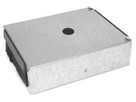 Sammelpunktgehäuse Stahlblech verzinkt - 12 Ports, ohne Frontplatte 6117055