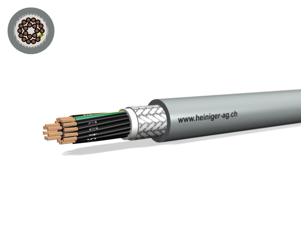 TT-flex Eca PVC C 21x0.75 JZ num gr - 300/500V