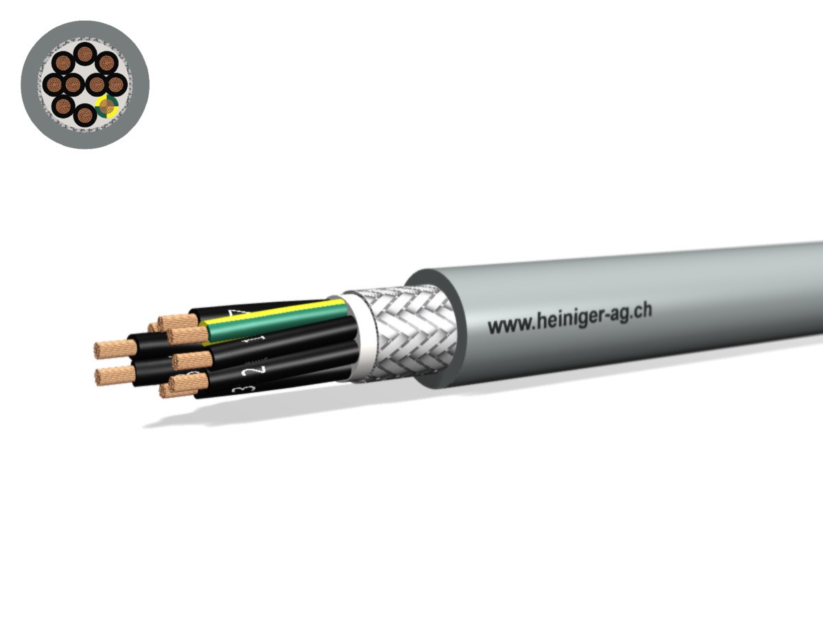 TT-flex Eca PVC C 10x2.50 JZ num gr - 300/500V