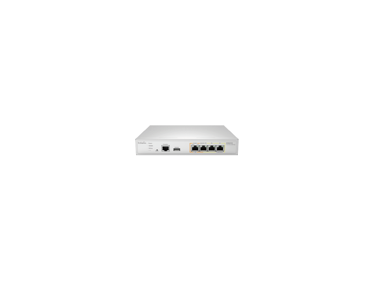 EnGenius ESG510 Cloud Gateway, VPN-FW L3 - 2x2500T, 2x1000T, 1x USB3.0, 1x Console