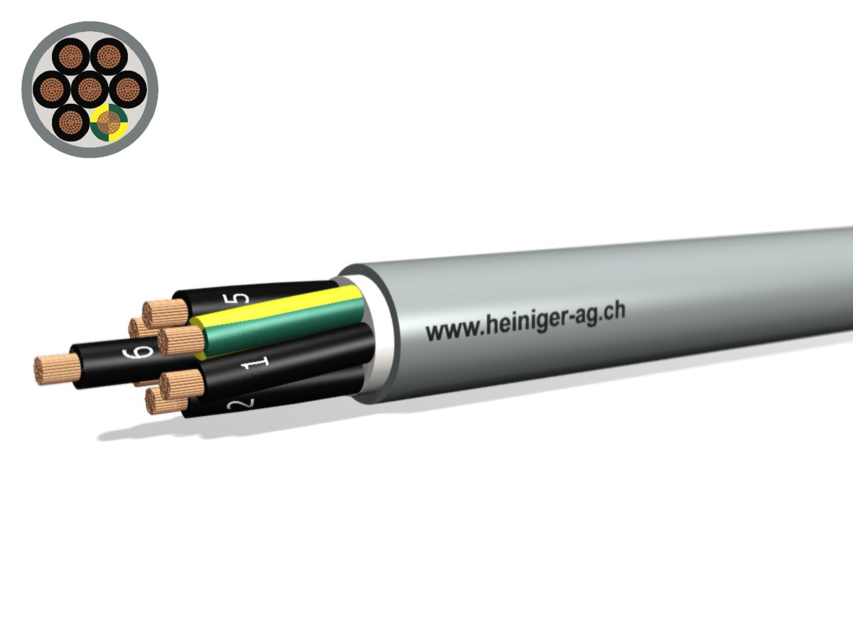 Câble commande Cca-flex 7x16 JZ gr - LiHH san-hal 0.6/1kV EN 50399