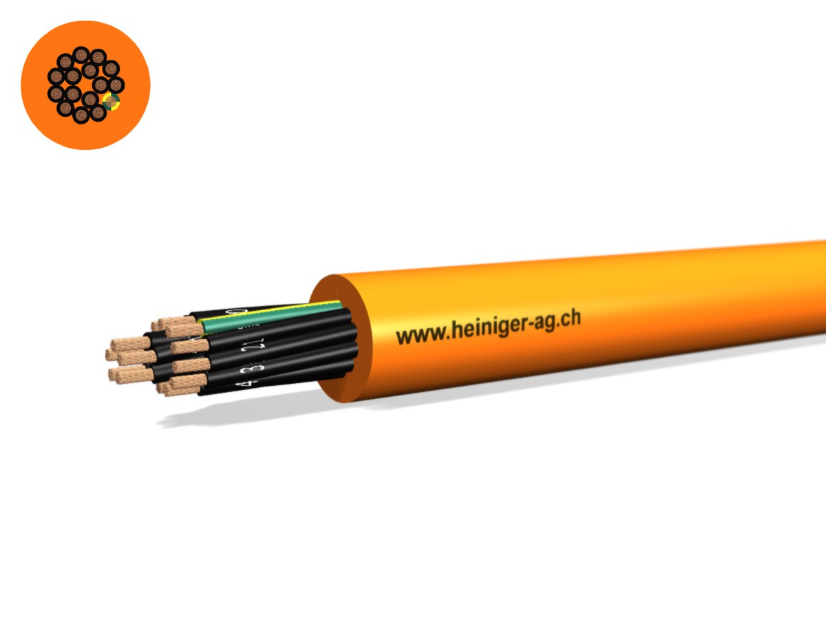 Câble PUR-PUR Fca 16x1.50 LPE or N1QQ-F - 0.6/1kV