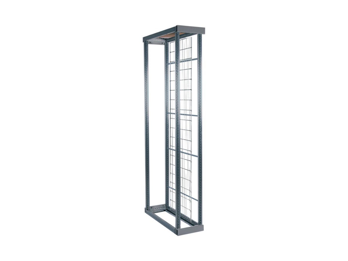 H-LINE M Grundgestell H2000xB300xT800 - Rangierschrank 42HE, RAL7035