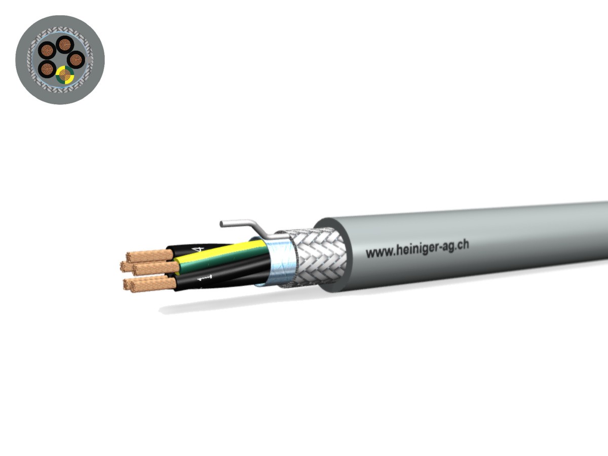 Câble commande Cca-flex C 5x0.75 JZ gr - LiH(St)CH san-hal 300/500V EN 50399