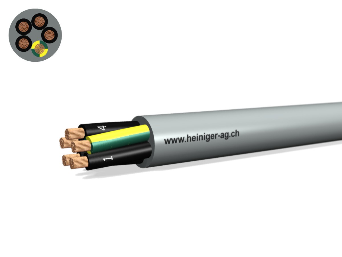 TT-flex Eca PVC 5x6 JZ num gr - 300/500V