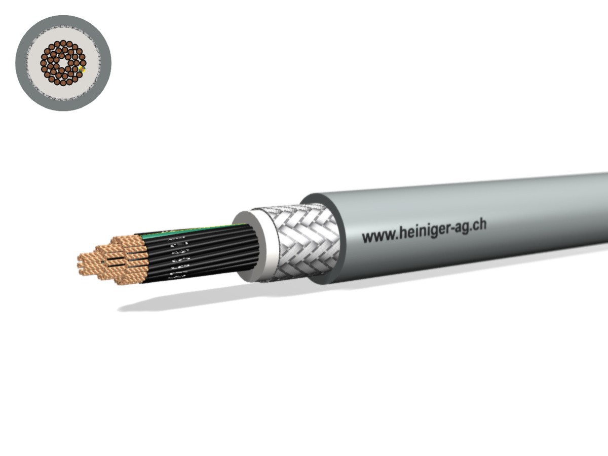 TT-flex Eca PVC C 40x0.50 JZ num gr - 300/500V