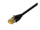 Unipatch 4P S/FTP 1:1 RJ45 AMP 5.0m - Cat.6A câble/capot TLP sans-hal noir