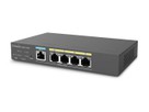 EnGenius EXT1105P, Cloud Managed Switch - 1x1000T PoE++ in / 4x1000 PoE+ out