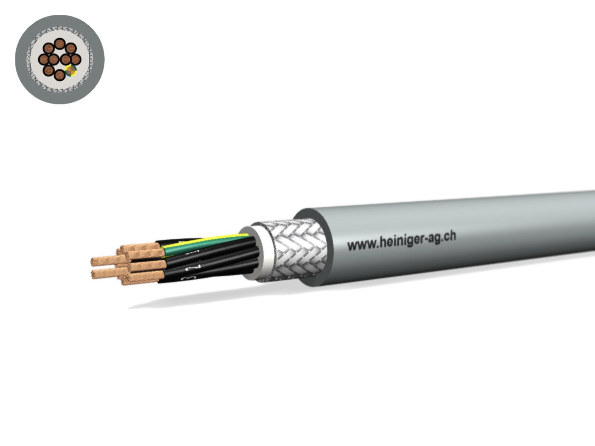 TT-flex Eca PVC C 10x0.50 JZ num gr - 300/500V