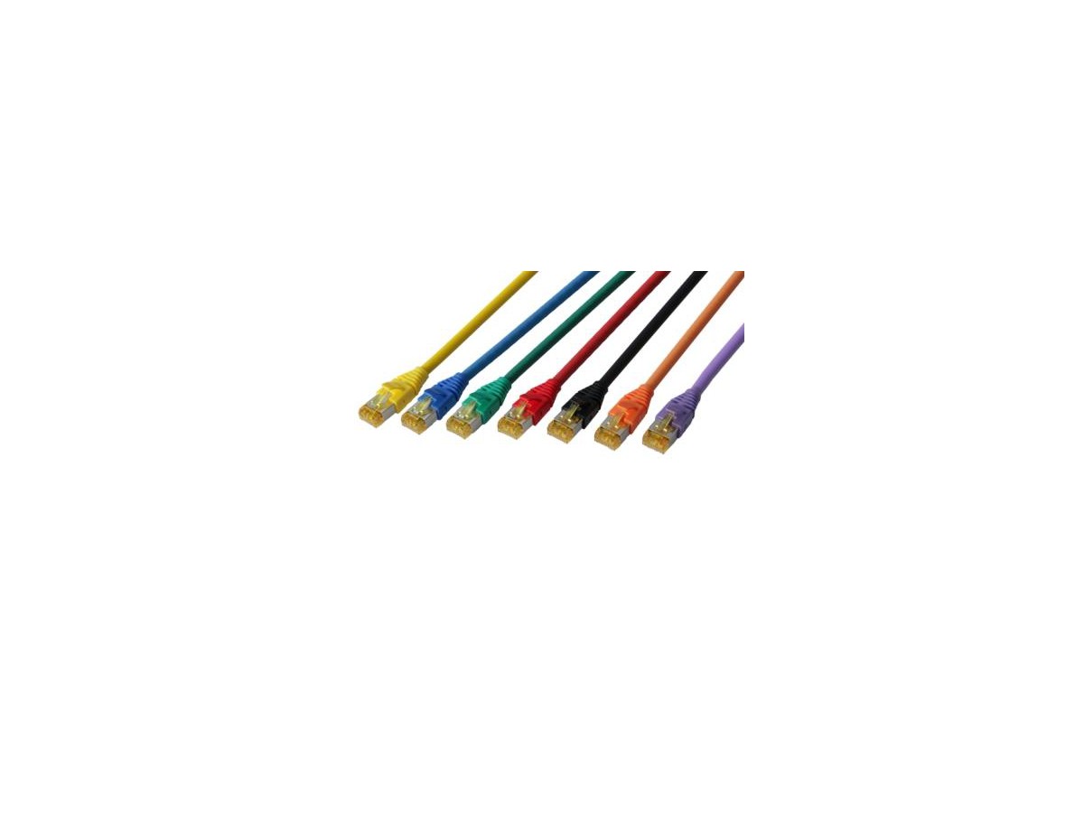 H-LINE Patch 4P S/FTP 1:1 RJ45 2.0m - Cat.6A câble/capot TLP sans-hal rouge