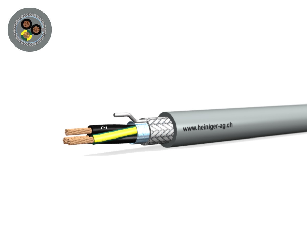 Câble commande Cca-flex C 3x0.75 JZ gr - LiH(St)CH san-hal 300/500V EN 50399