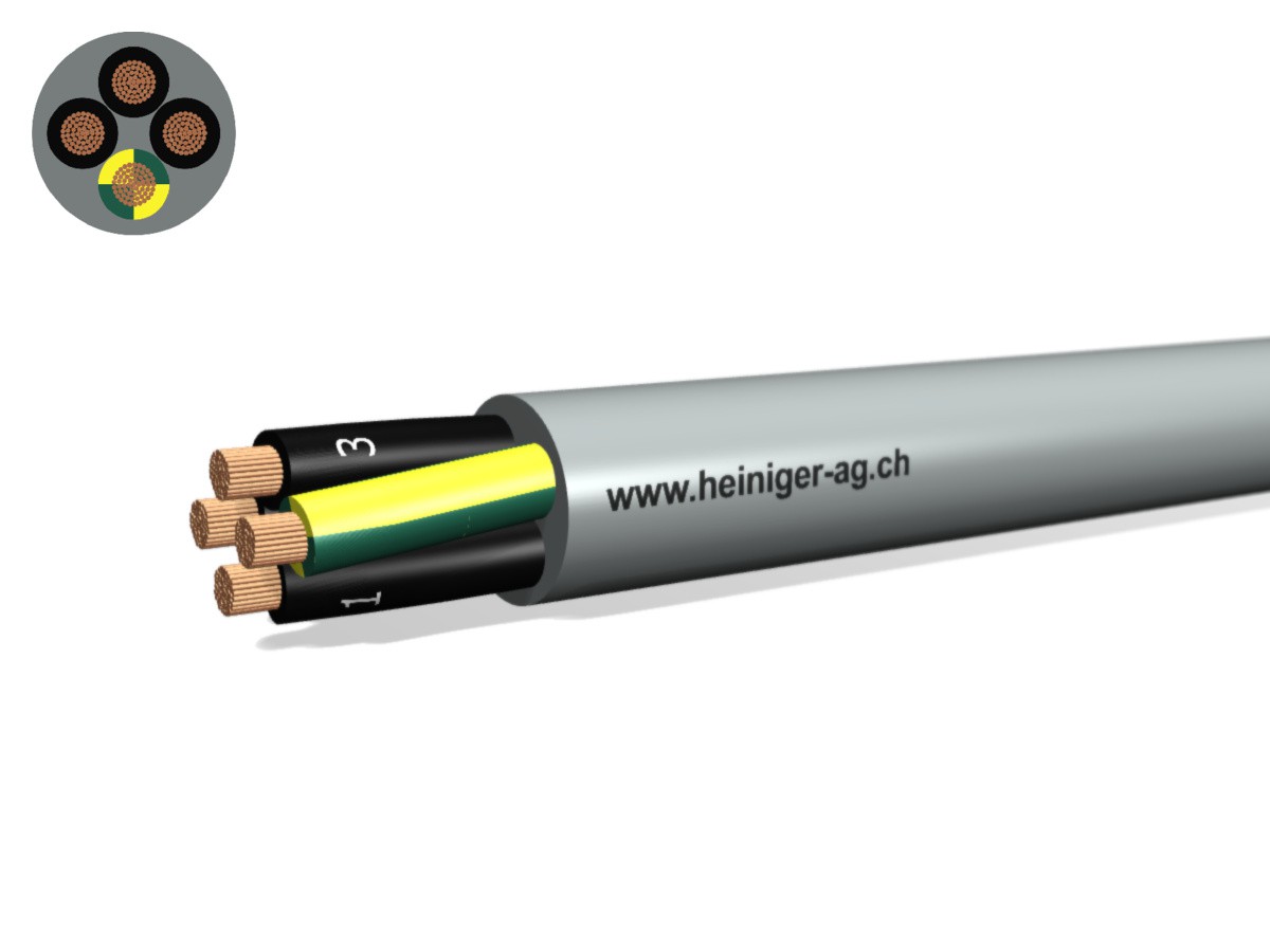 Steuerkabel Eca-flex 4x25 JZ gr - LiHH hal-frei 0.6/1kV IEC 60332-3
