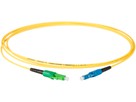 Cordon-FTTH, LC/APC - LC/PC - 9/125 G675A, simplex jaune, L= 1.0m