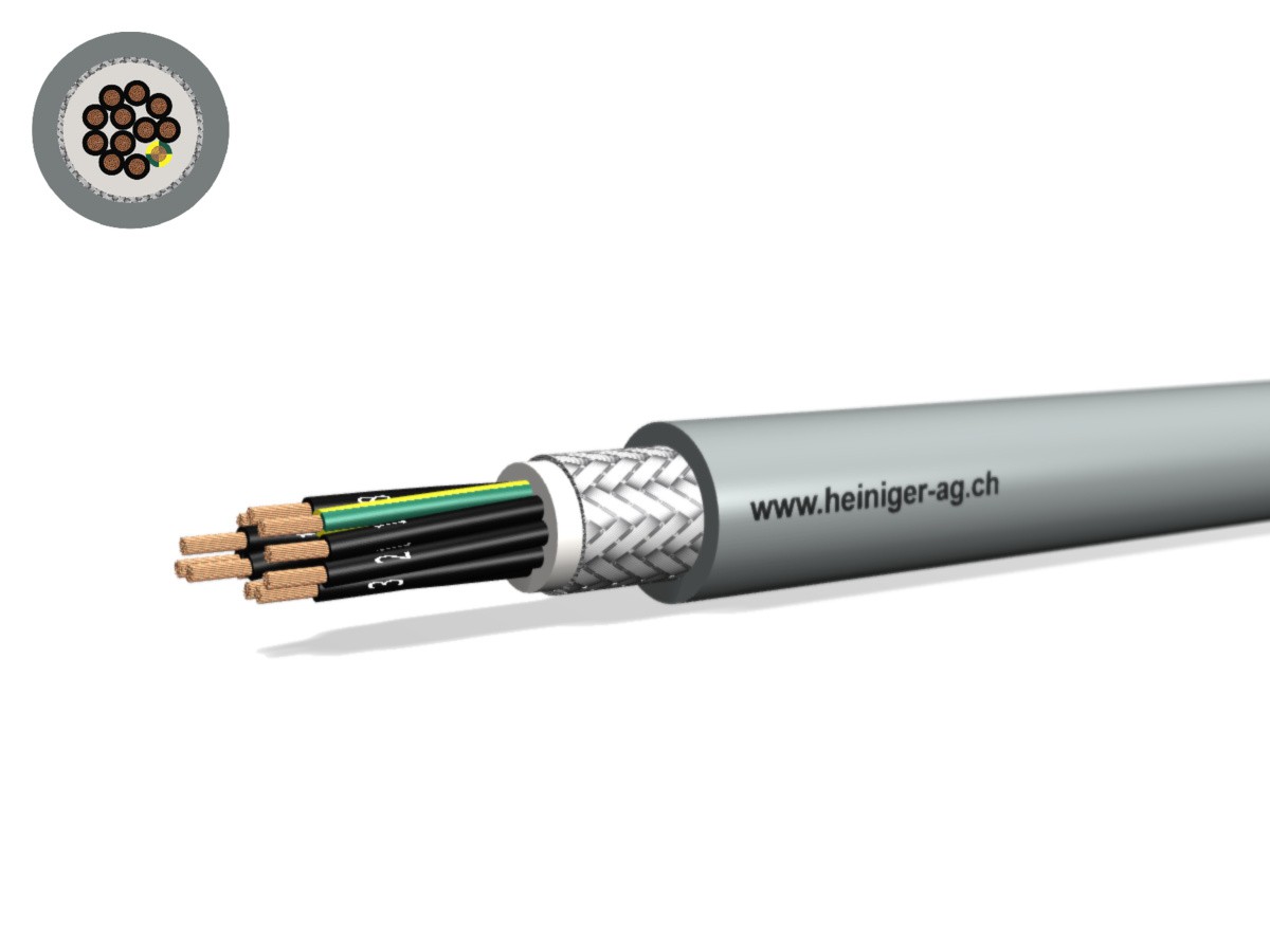 PVC-PUR Kabel C 12x1.00 JZ num gr - 300/500V