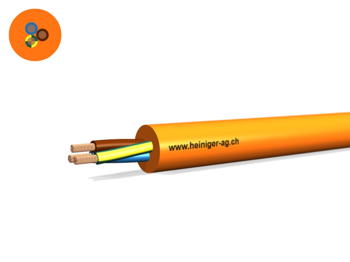 EPR-PUR Kabel 3G1.50 LNPE or H07BQ-F - 450/750V HD 308 S2