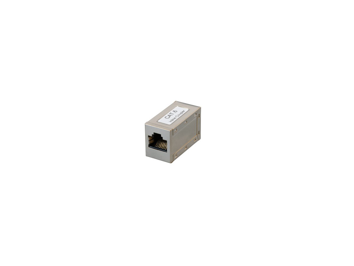 Raccord RJ45 Cat.6 blindé - Prise femelle-Prise femelle, 1:1