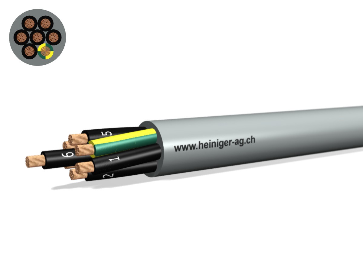 TT-flex Eca PVC 7x6 JZ num gr - 300/500V