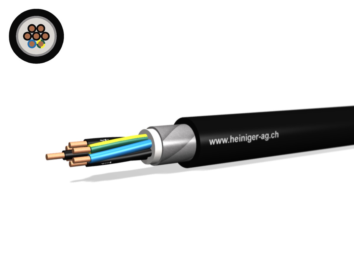 NN-CLN FE05B2 B2ca 7x1.50 LNPE sw - hal-frei armiert 90°C 0.6/1kV