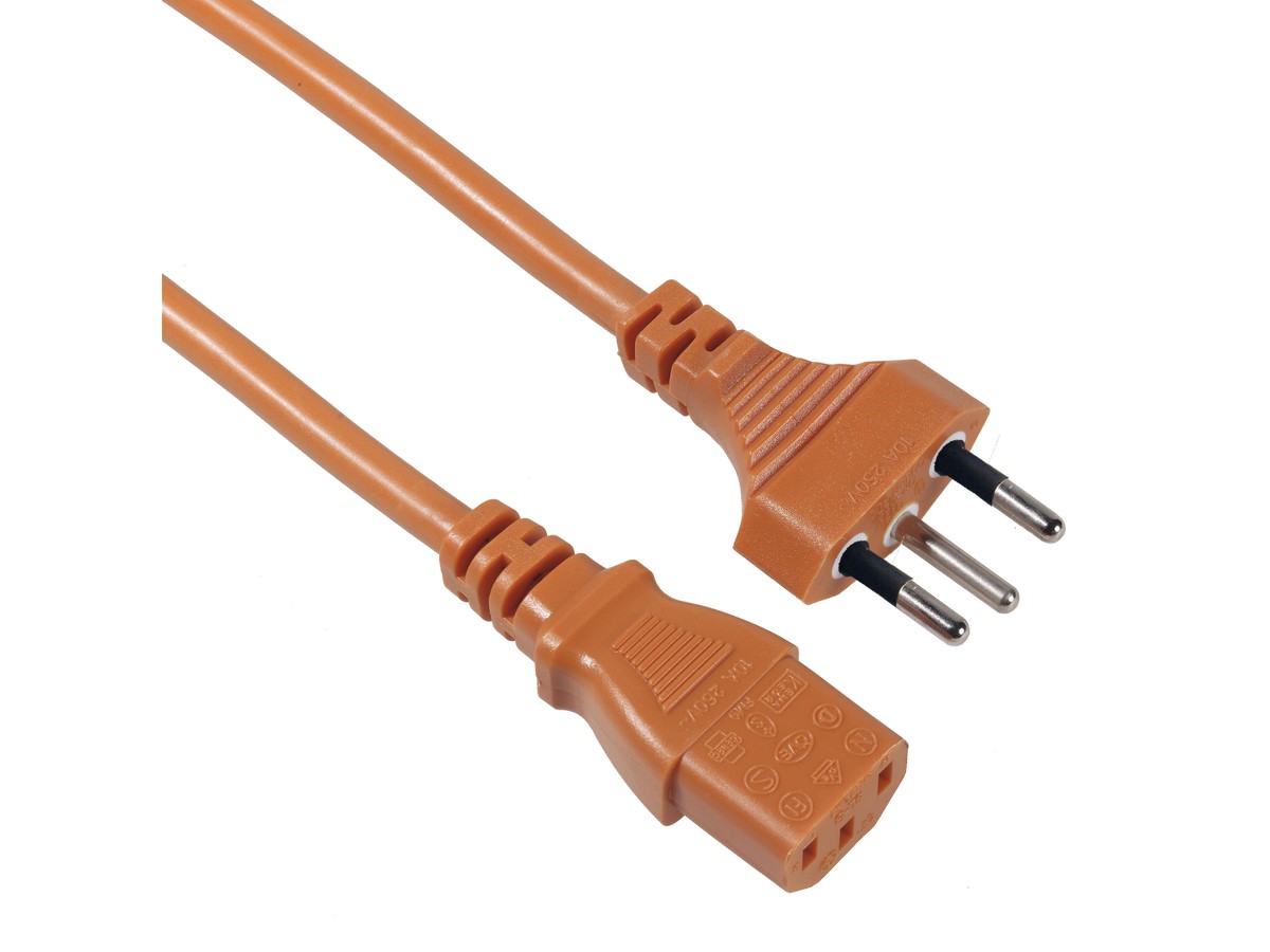 AZ Td 3x1.00 or 2m 12/C13G - Cordon d'appareils (isolé partiellement)