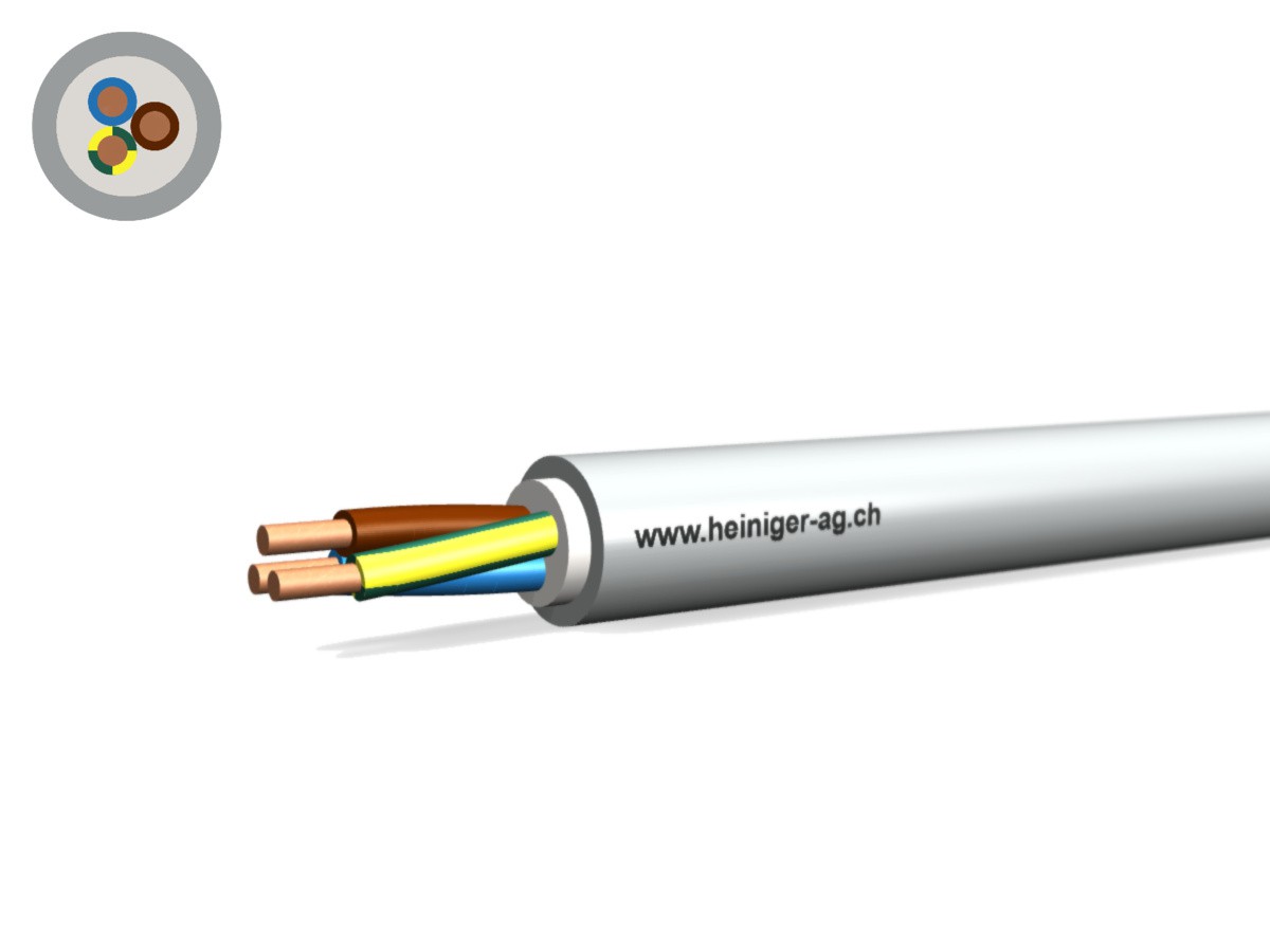 FE05C câble Cca san-hal 3x1.50 LNPE gr - 0.6/1kV 90°C EN50399