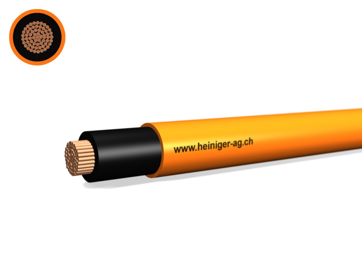 Câble de sécurité FE180 E60 1x50 L - L=nr PYROFIL san-hal or