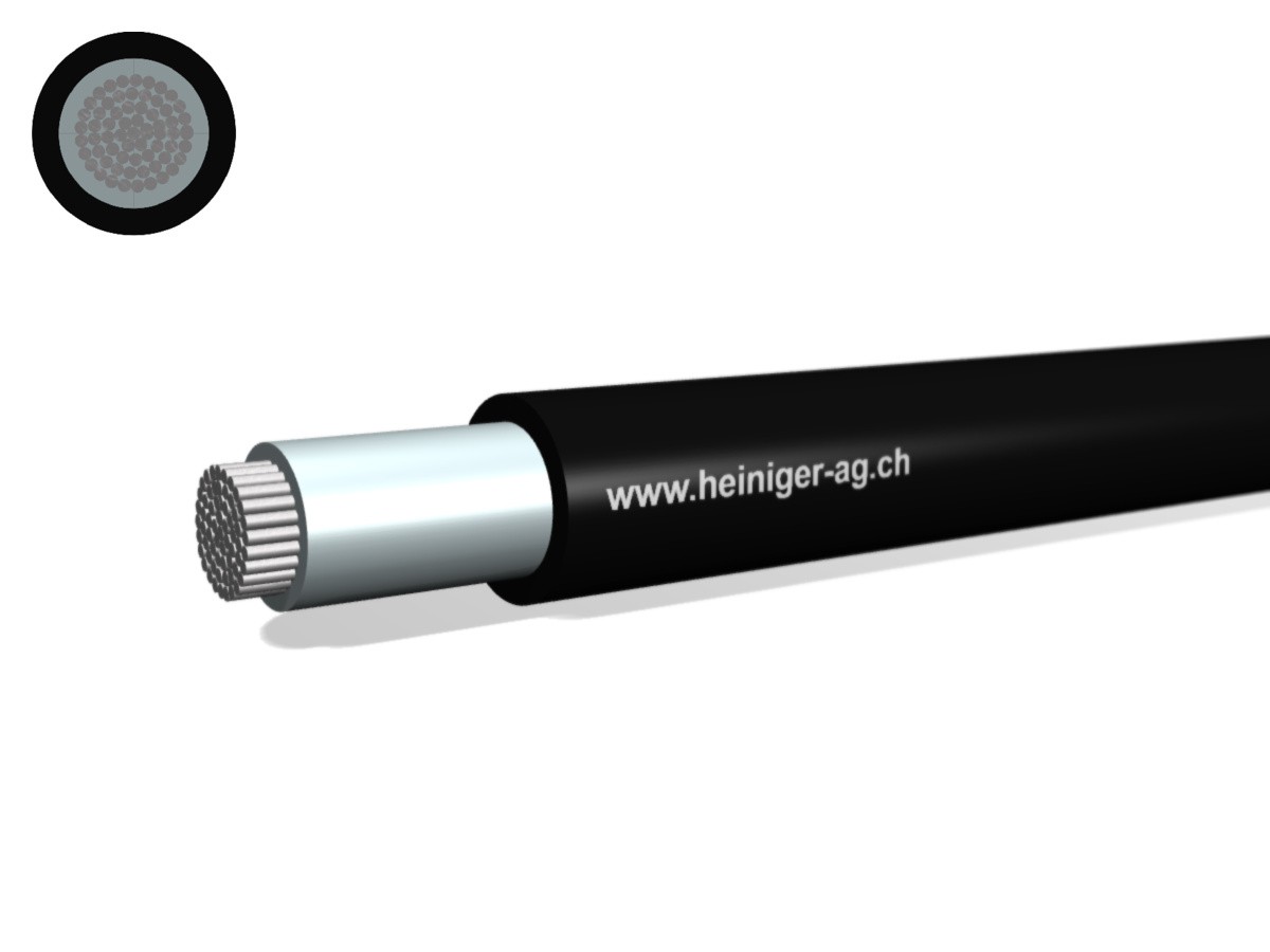 Cond. isolation caoutchouc Eca 1x185 - NSGAFöU nr 1.8/3.0kV