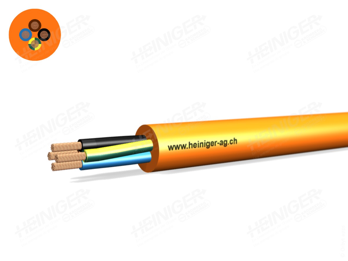 PUR-PUR Kabel Fca 4x1.50 LNPE or N1QQ-F - 0.6/1kV HD 308 S2