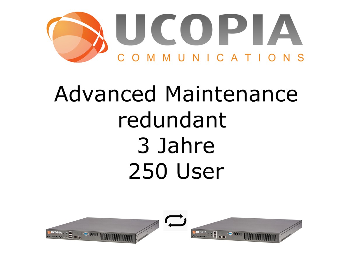 Ucopia ADV Maintenance redundant 3 Jahre - 250 User