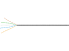 H-LINE 500 câble data U/UTP 4x2x0.57 - LSFROH 500MHz, Cat.6A, gris, B2ca