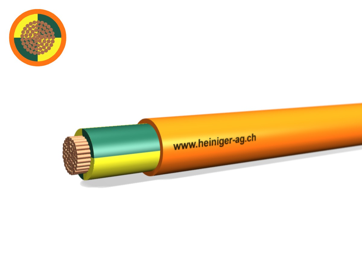 Câble de sécurité FE180 E30-E60 1x95 PE - PE=jn-vt PYROFIL san-hal or