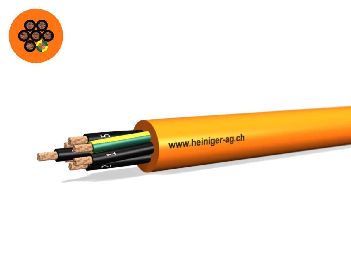 PUR-PUR Kabel Fca 7x2.50 LPE or N1QQ-F - 0.6/1kV