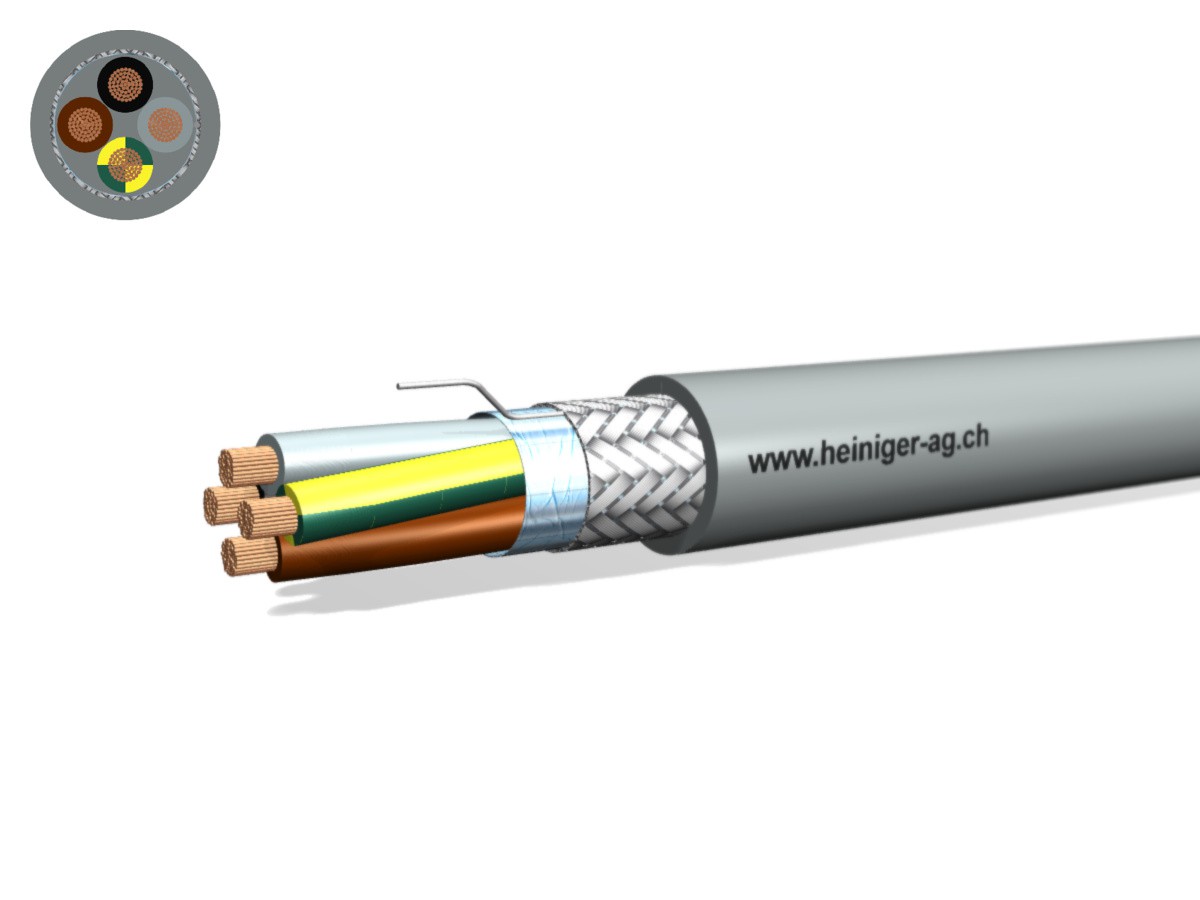 Steuerkabel Eca-flex C 4x10 JB gr - Li2X(St)CH hal-frei 0.6/1kV
