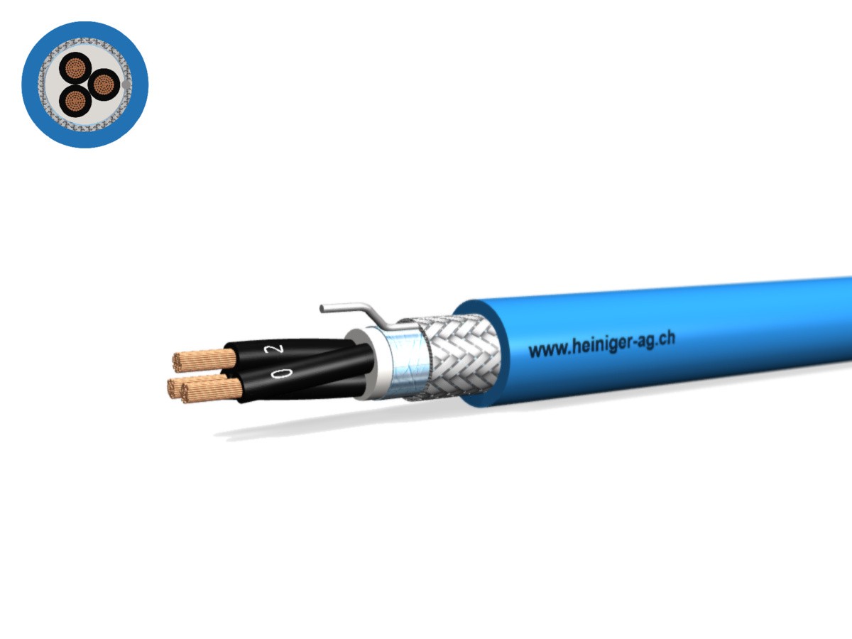 Securaflex Dca (St) C 3x1.50 nr num. bl - CEI 60079-14 san-hal 300V câble intrins.