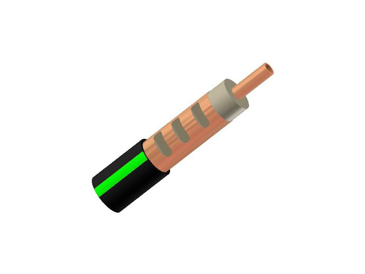 Filoradio PE hal-frei 50 Ohm 9.1/23.5 - sw RF.I-L-50-7/8-CUN