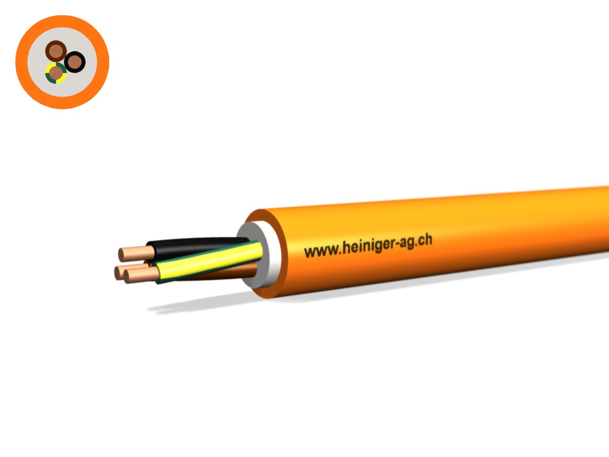 Sicherheitskabel FE180 E90 3x2.50 LPE - PYROFIL hal-frei flammwidrig or