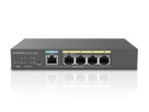 EnGenius EXT1105P, Cloud Managed Switch - 1x1000T PoE++ in / 4x1000 PoE+ out