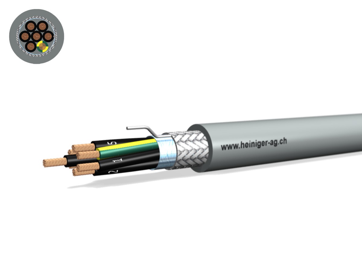 Steuerkabel Cca-flex C 7x1.50 JZ gr - LiH(St)CH hal-frei 0.6/1kV EN 50399