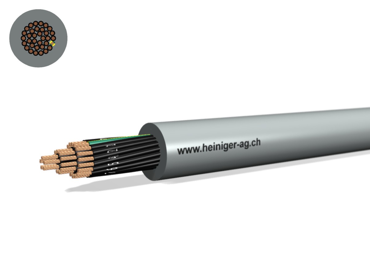 TT-flex Eca PVC 34x0.75 JZ num gr - 300/500V