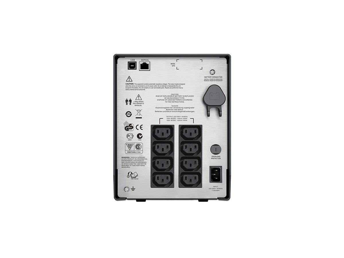 APC Onduleur, SMC1000IC - 1000/600 VA/W, USB, 19.5kg
