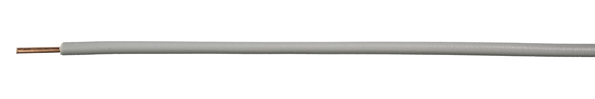 Fil T Eca 6 PVC gris - 450/750V H07V-U