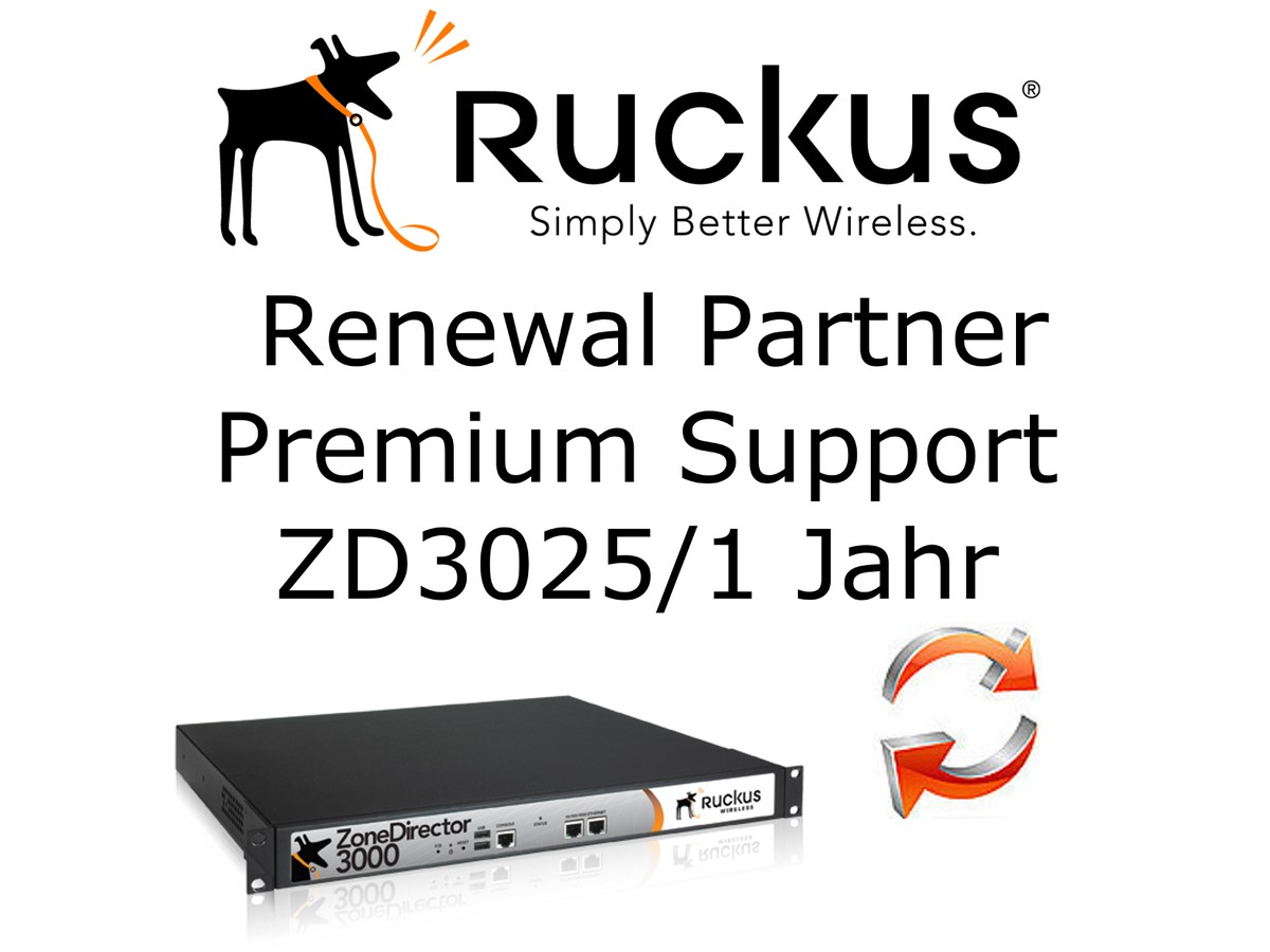 Ruckuswireless 1 ans Renewal PPS pour - ZoneDirector 3025