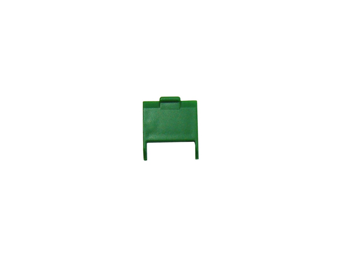 Unilan Anti-poussière vert - pour module KS Cat.6A, set à 10 pcs.