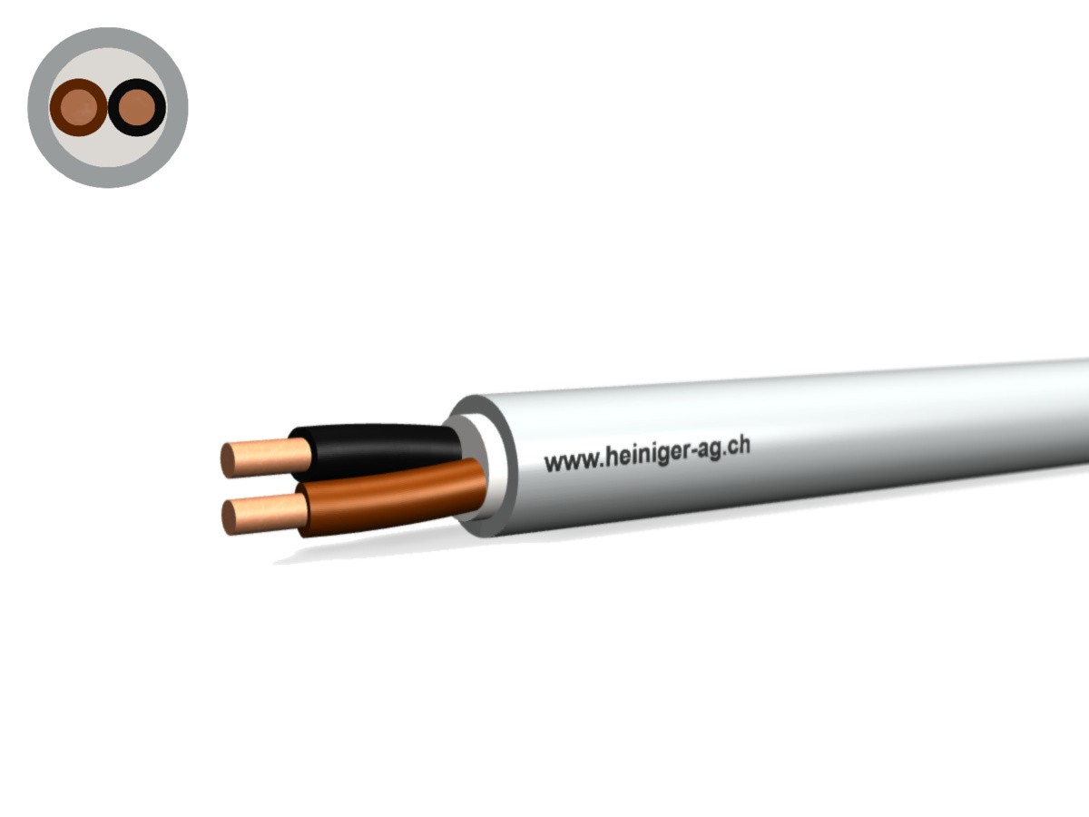 Câble FE0D Dca san-hal 2x2.50 L - non propag. de flamme grc 0.6/1kV