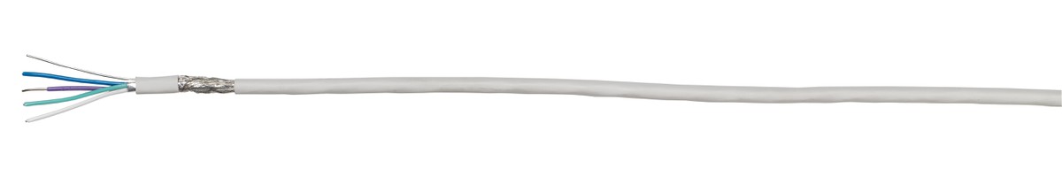 U72M Eca hal-frei (St) C 2x4x0.6 gr - Installationskabel T+T abgeschirmt
