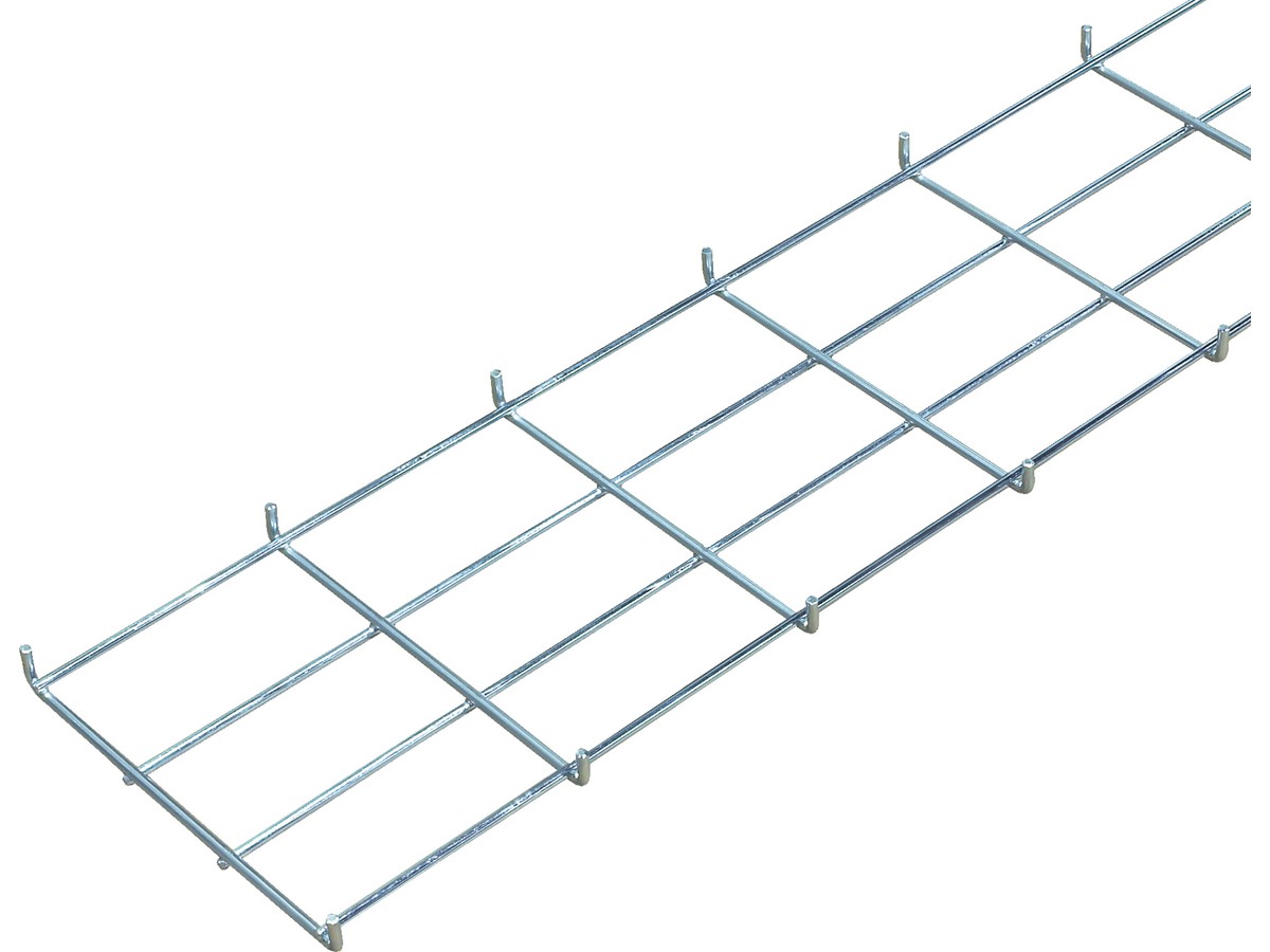 Gitterkanal zu H-Rack 42HE - 1800x150x15mm Stahlblech, verzinkt