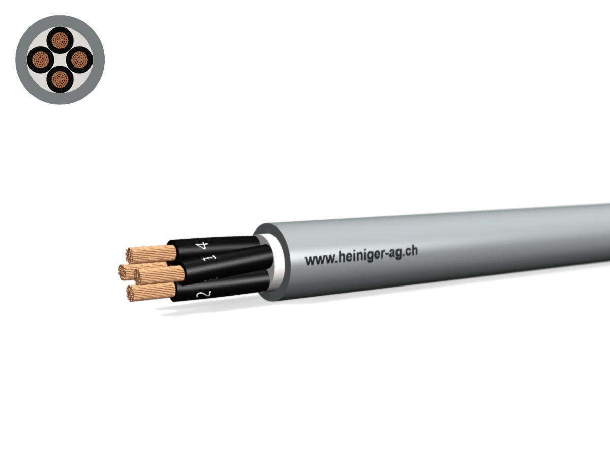 Steuerkabel Cca-flex 4x1.50 OZ 1-4 gr - LiHH hal-frei 0.6/1kV EN 50399