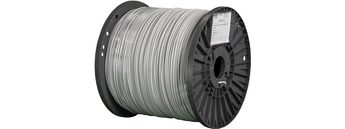 H-LINE 450 câble data U/UTP 4x2x0.54 - FRNC/LSOH. 450MHz, Cat.6, gris, Dca
