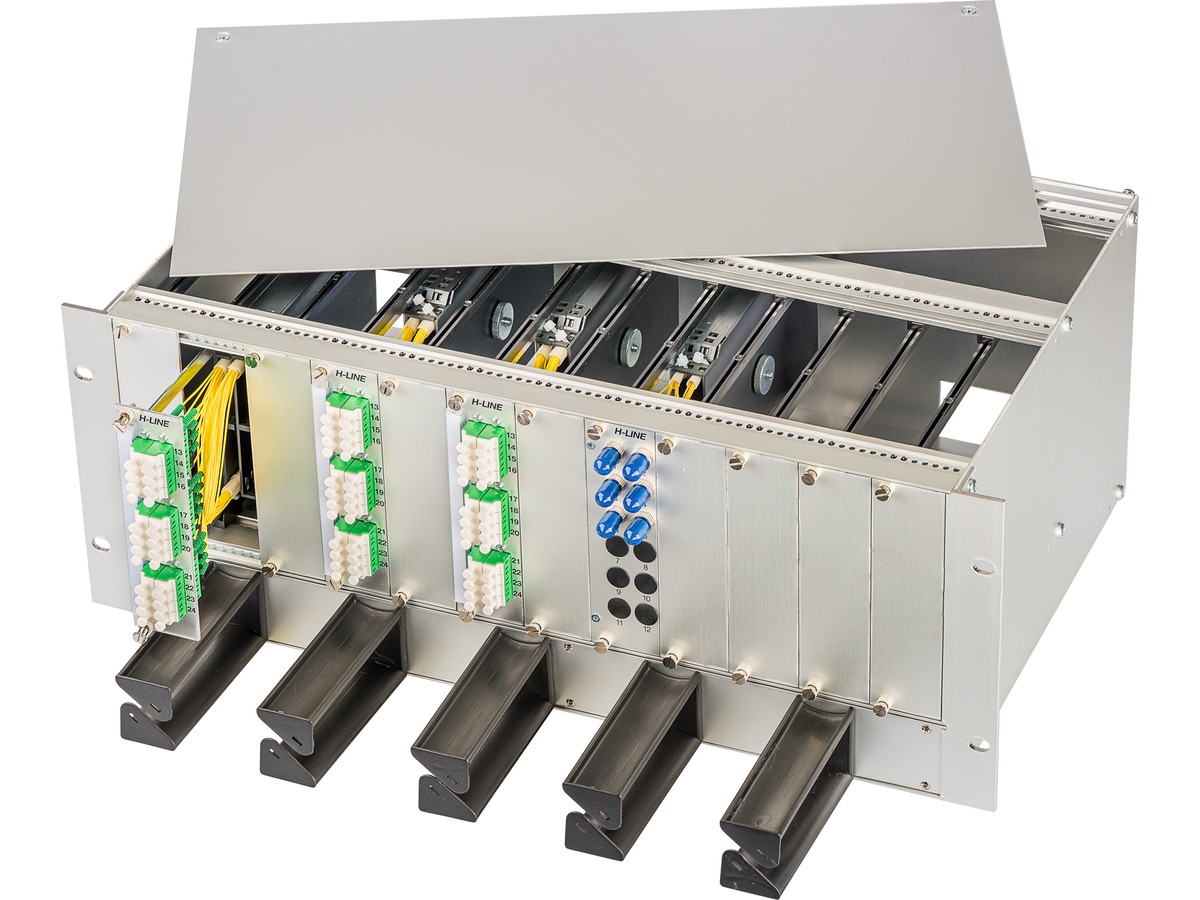 Baugruppenträger H-Line 4HE - für 10 Module 3HE/8TE